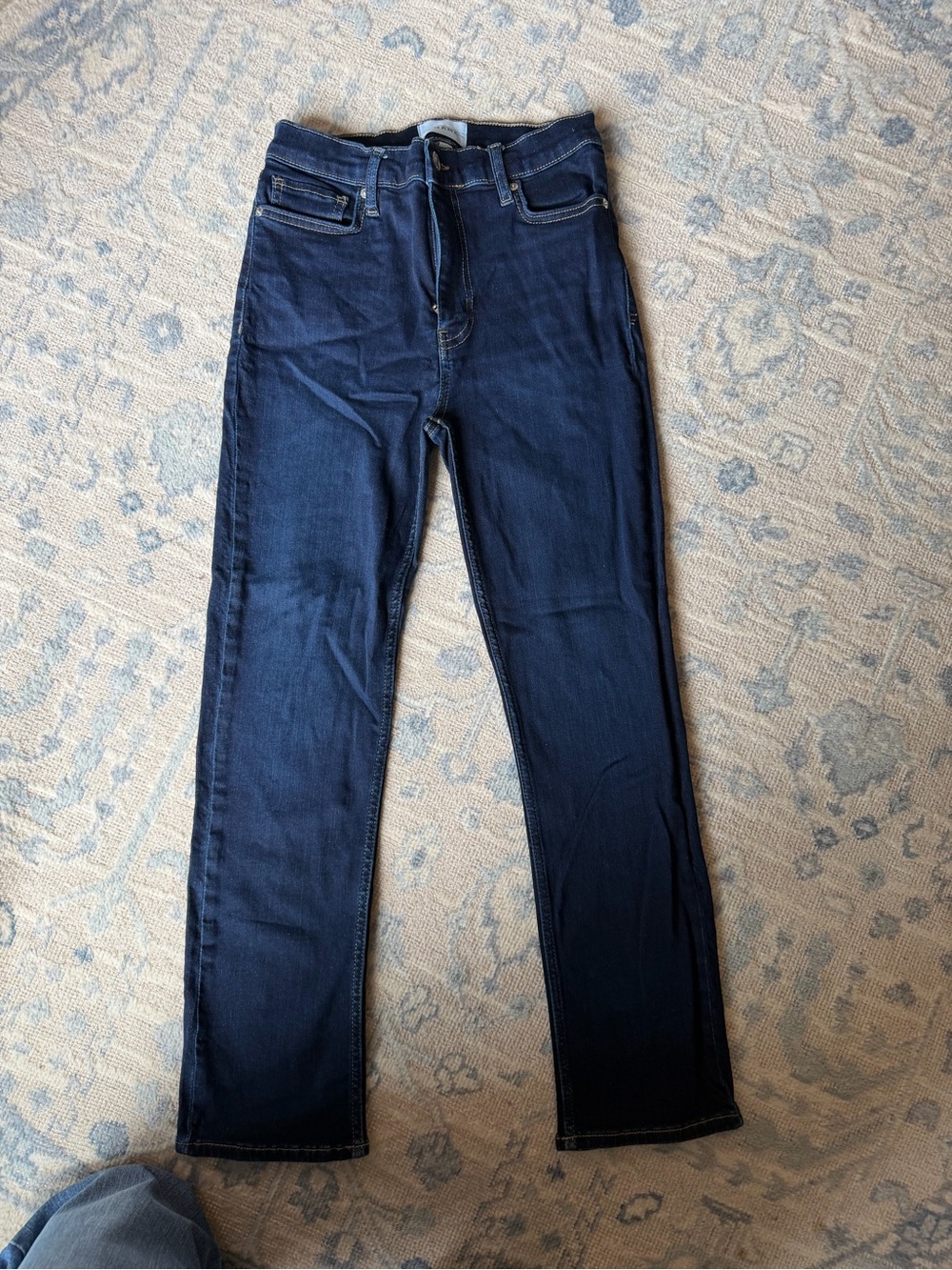 Frame Denim Women's Skinny Jeans in Dark Blue